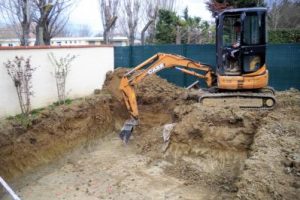 Terrassement - Trou de piscine dans le 66